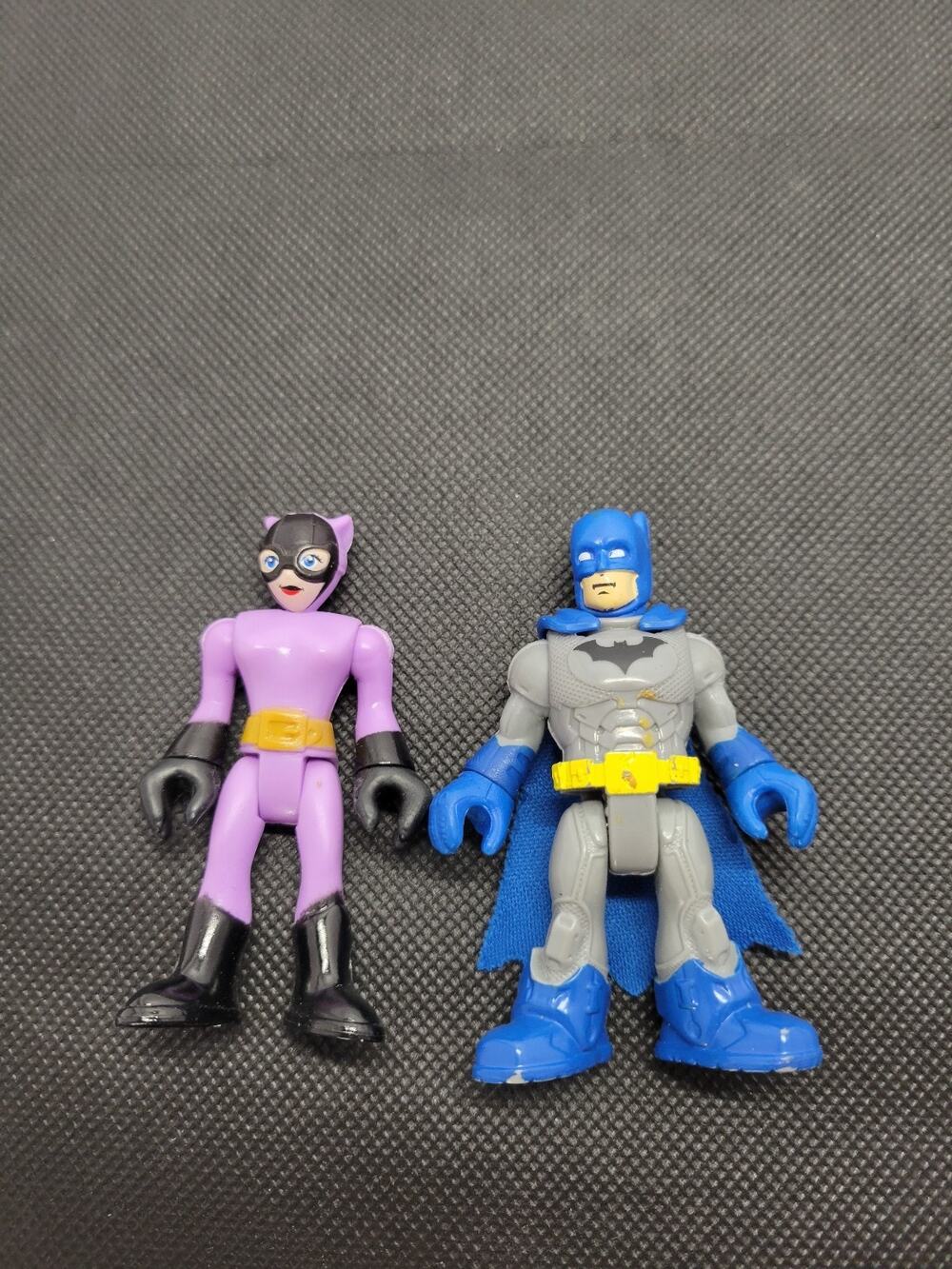DC Imaginext Super Friends BATMAN & CATWOMAN Action Figures Fisher Price 3-8